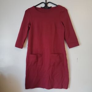 Elegant Reitmans  Burgundy Dress with Pockets